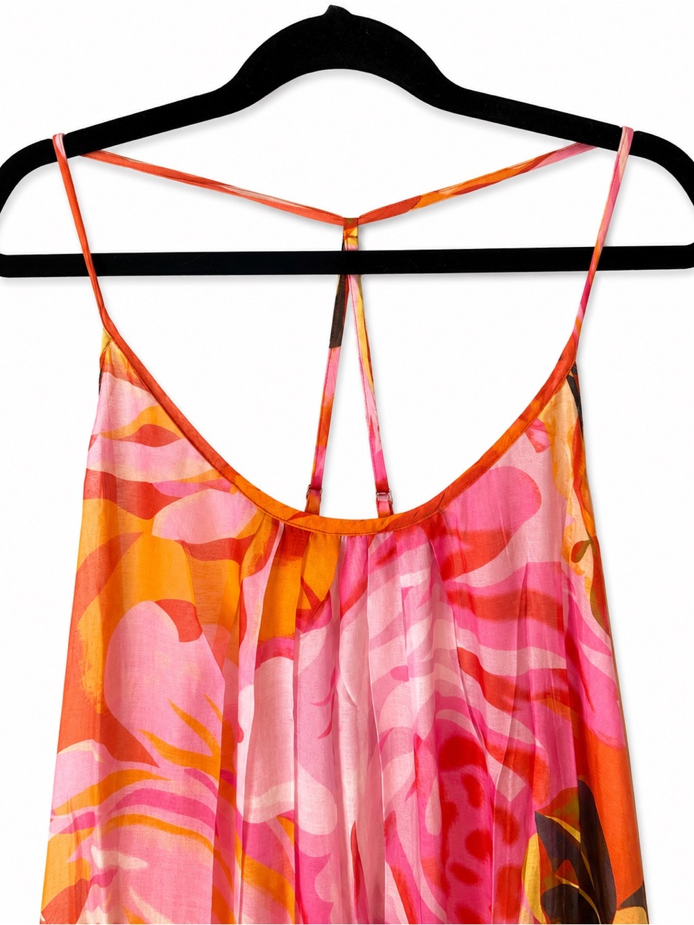 NWT Aratta🌹 Silent Journey Floral Rose Midi/MaxiDress | Sheer | Side Pockets - Picture 5 of 13